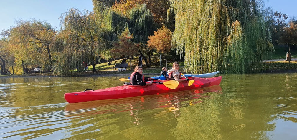 Școala altfel în caiac
