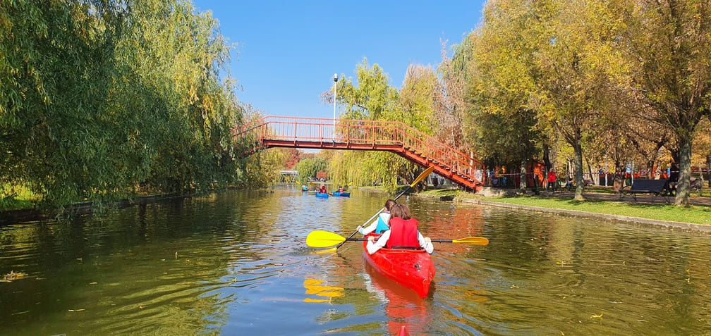 Școala altfel în caiac