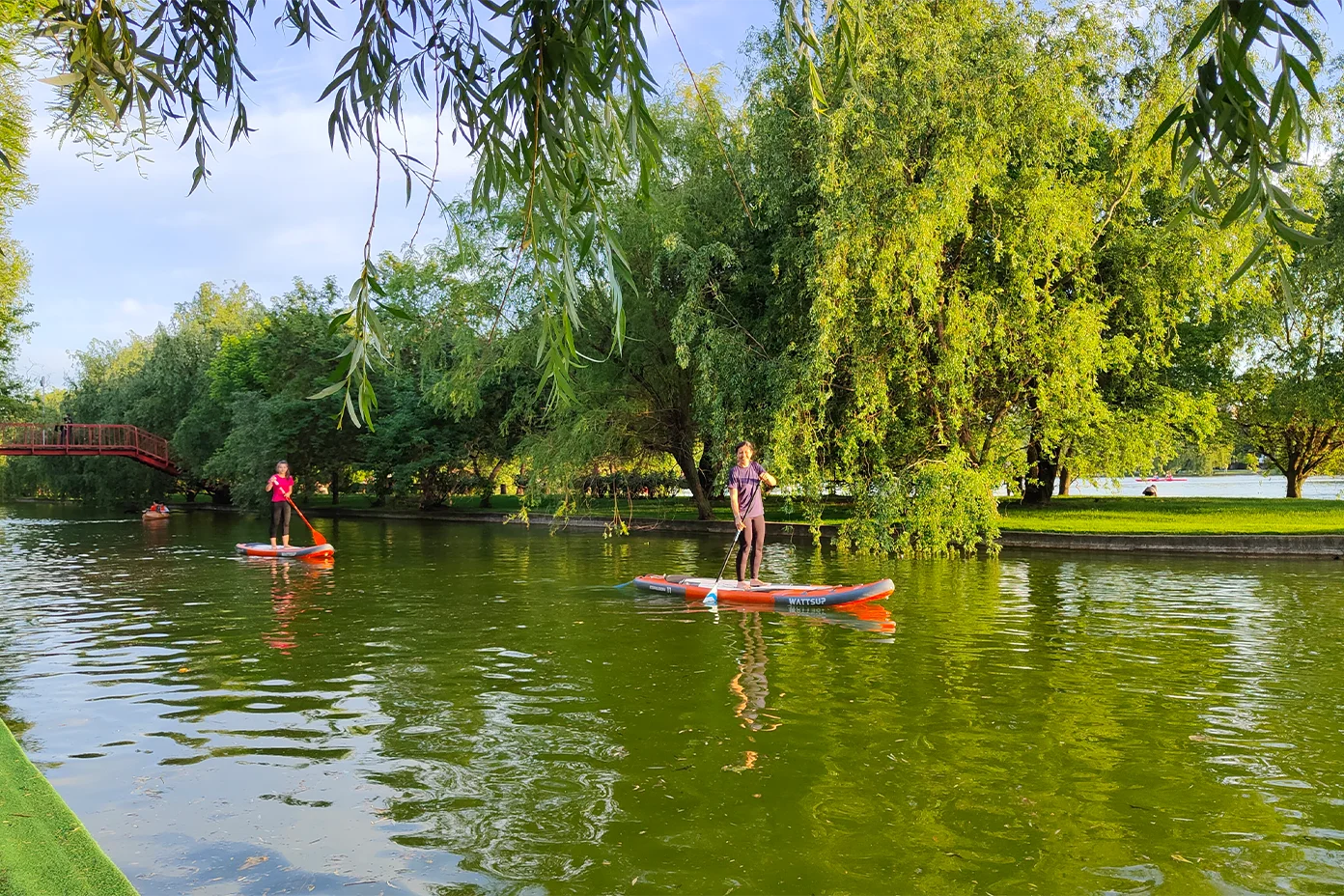 Yoga pe Stand up paddle